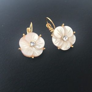 Kate Spade mother of pearl Bloom earrings